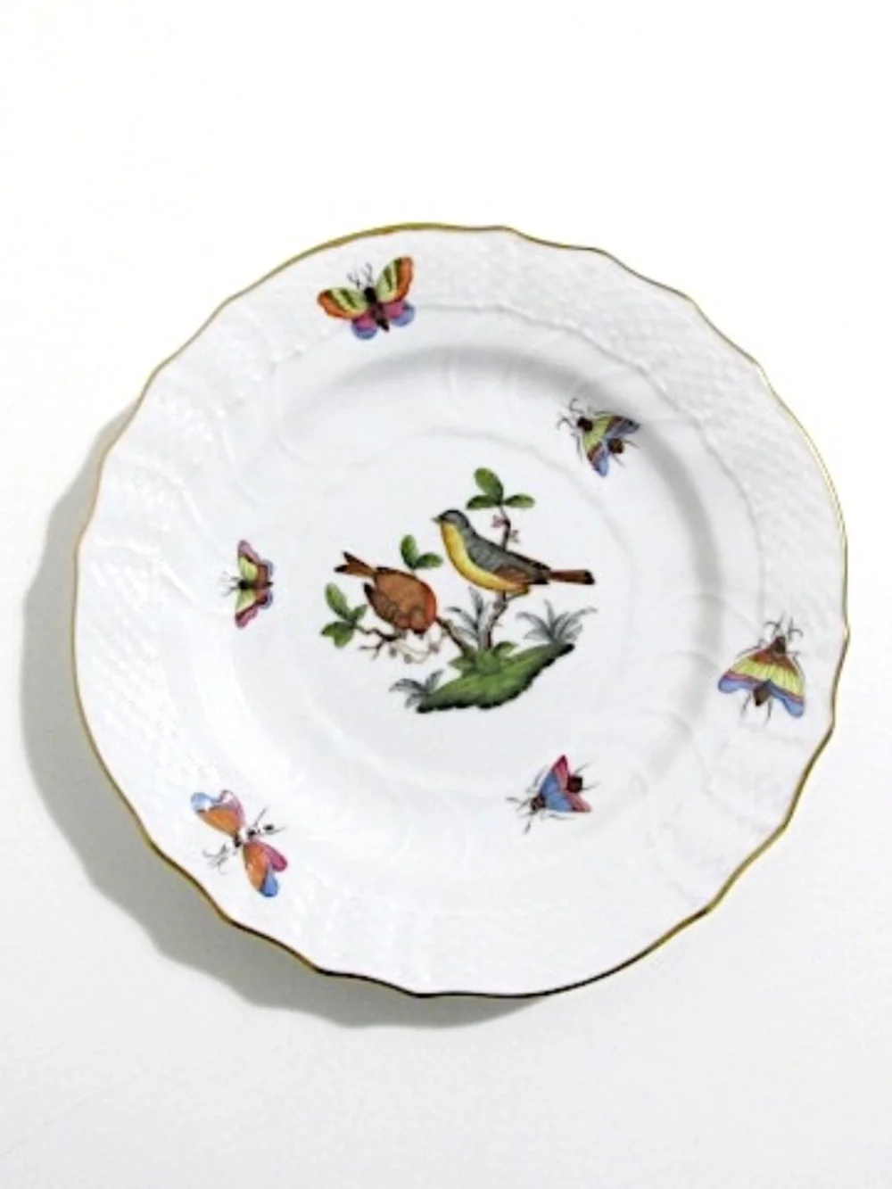 VTG Herend Porcelain Bread&Butter Plate, Rothchild Motif 7 - Picture 6 of 10